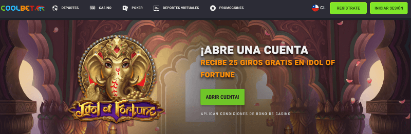 Collbet casino: 25 tiradas gratis