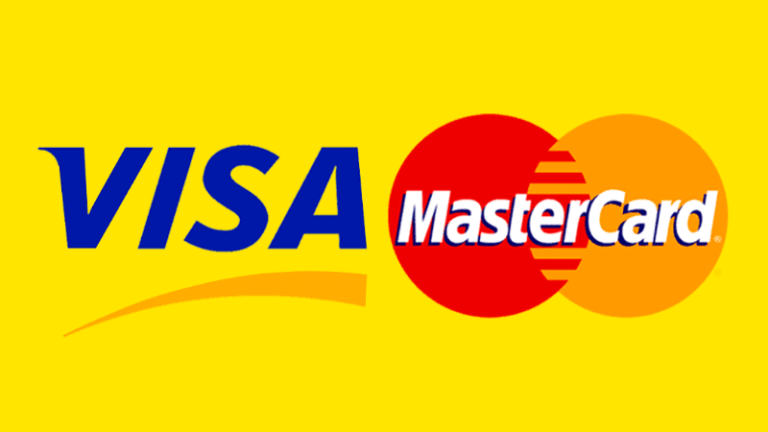 Tarjetas de crédito: Visa y Mastercard