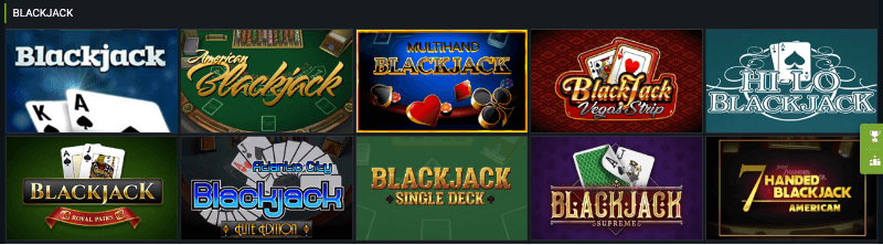1xBet casino: blackjack
