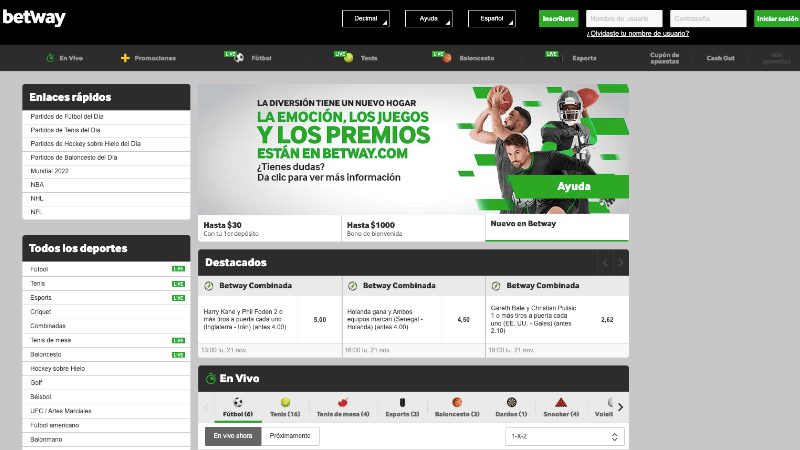 betway apuestas deportivas