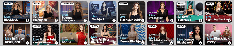 betway casino: blackjack en vivo