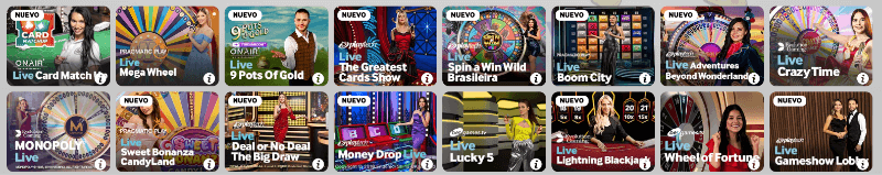 betway casino: game shows