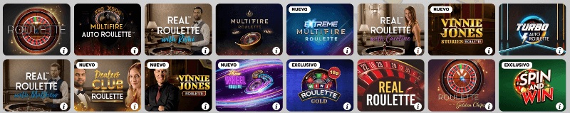 betway casino: ruletas