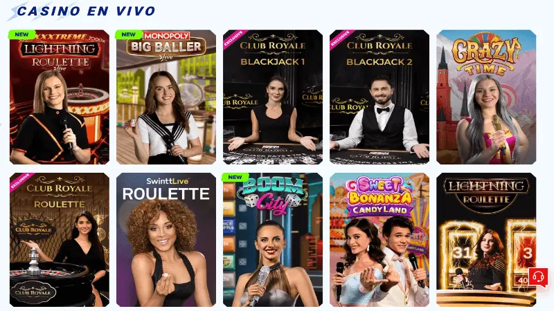 Sportaza Casino en vivo