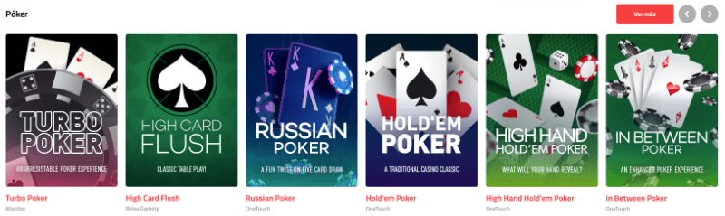 Ultra Casino: poker