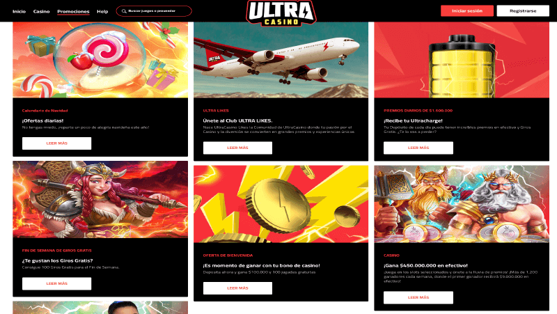 Ultra Casino: promociones