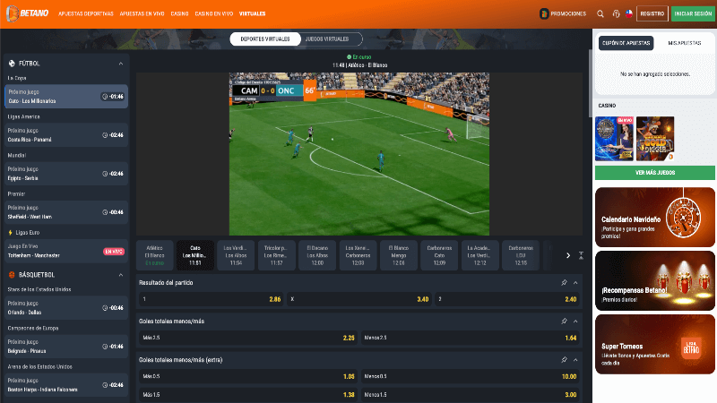 Betano apuestas deportivas: deportes virtuales