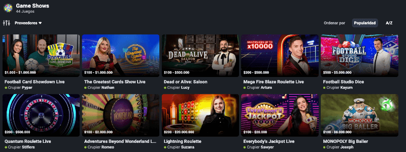 Betano Casino: Game Shows