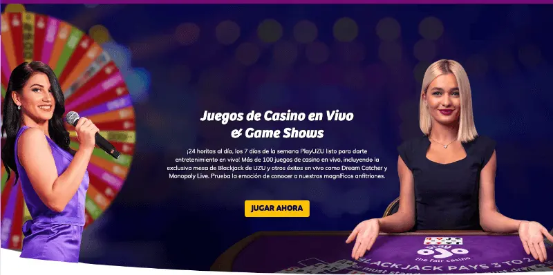 PlayUzu Casino en Vivo