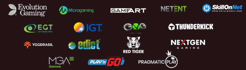PlayUzu Casino: proveedores de software
