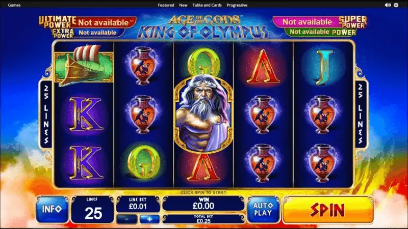 Playtech: age of the gods kings olympos