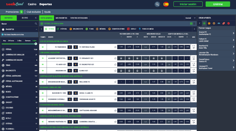 luckland apuestas deportivas