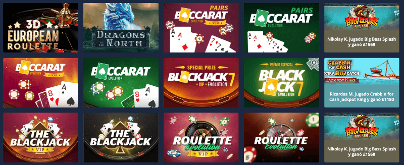 luckland casino: juegos de mesa