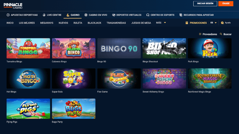 Pinnacle Casino: bingo